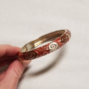 🍒 3 for $15! Spring clasp enameled bracelet